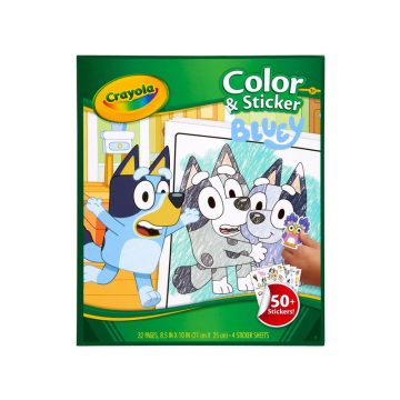 Crayola színezõ és matricázó füzet Bluey