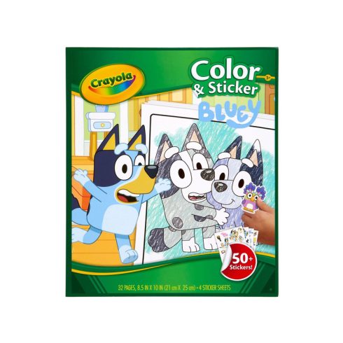Crayola színezõ és matricázó füzet Bluey