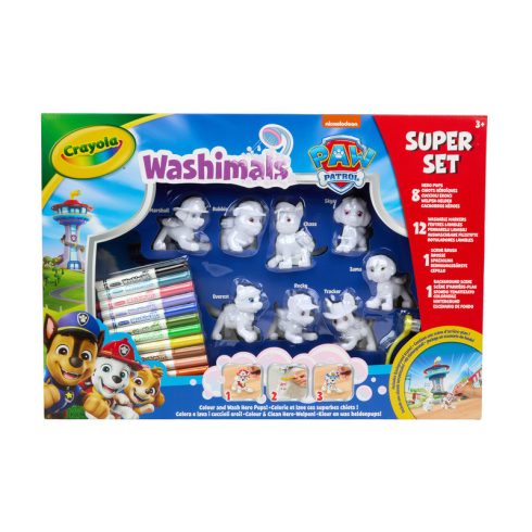 Crayola Washimals Mancs õrjárat szuper készlet
