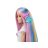 Barbie tündöklő szivárványhaj baba