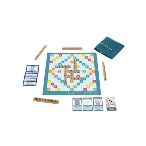 Scrabble original és társas (2 játék 1-ben) - fa