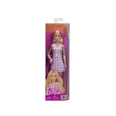 Barbie Fashionista - rózsaszín gipszben