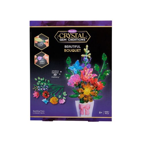 Készítsd magad 3D-s virágcsokor kristályokkal