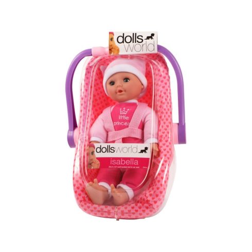 Isabella alvó baba babahordozóval - 30 cm