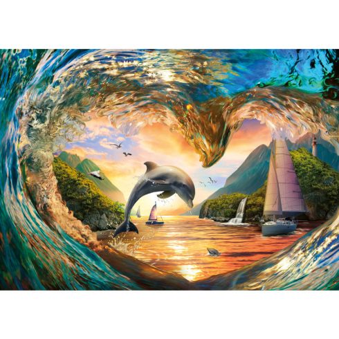 Puzzle 1000 db - Naplemente tánca