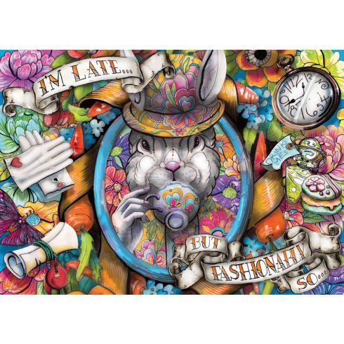 Puzzle 1000 db - Divatosan késõn