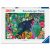 Puzzle 3000 db - Párduc a virágzó dzsungelben