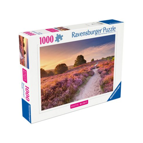 Puzzle 1000 db - Rózsaszín ösvény