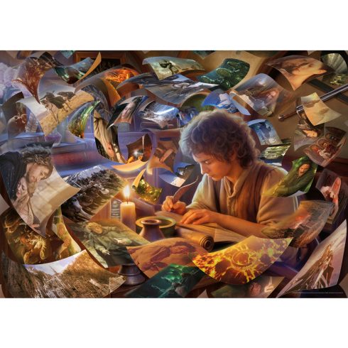 Puzzle 1000 db - Frodo útja