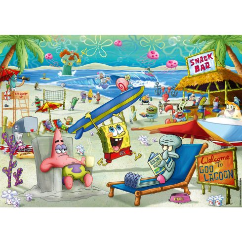 Puzzle 1000 db - SpongyaBob