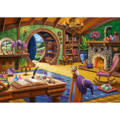 Puzzle 1000 db - Bájos kis házikó