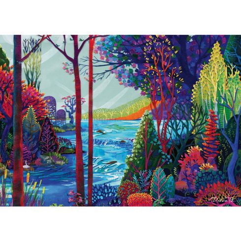 Puzzle 1000 db - Indigó erdõ
