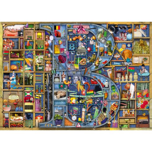Puzzle 1000 db - Lenyûgözõ ábécé ""B""