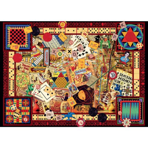Puzzle 1000 db - Retró játékok