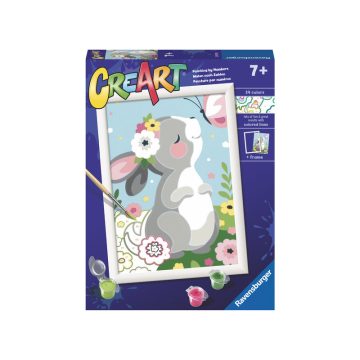 Festés számok szerint - Csodaszép nyuszika