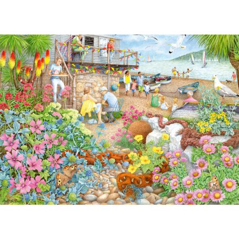 Puzzle 1000 db - Parti kávézó