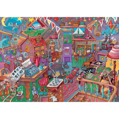 Puzzle 1000 db - A padlás