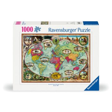 Puzzle 1000 db - Biciklivel a világ körül