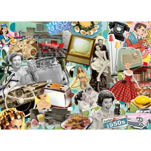 Puzzle 1000 db - Az 50-es évek