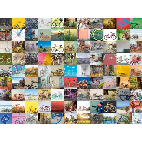 Puzzle 1500 db - 99 bicikli