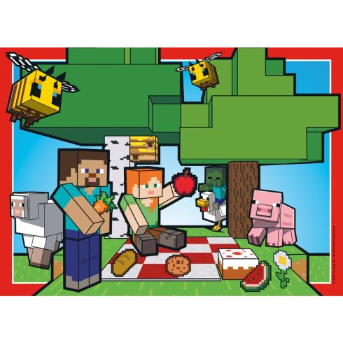 Puzzle 4x100 db - Minecraft
