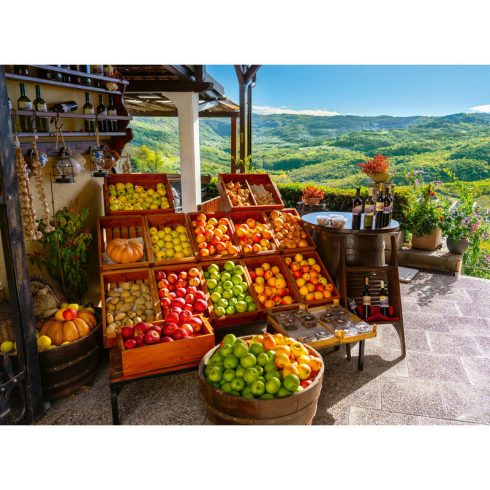 Puzzle 500 db - Gyümölcspiac, Horvátország