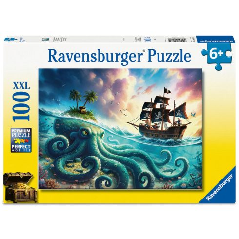 Puzzle 100 db - Kalózok kincse