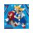 Puzzle 3x49 db - Sonic, a sündisznó