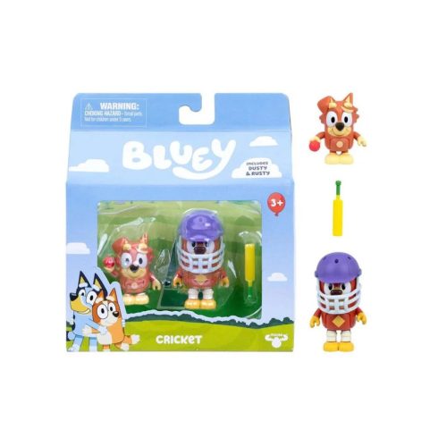 Bluey Figura Dupla Csomag Cricket