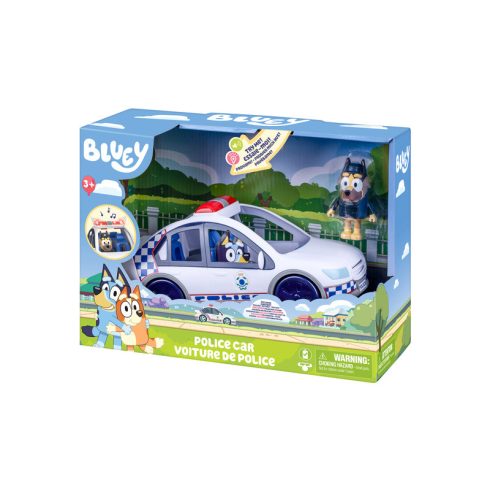 Bluey Rendõr Autó Készlet