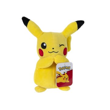Pokémon plüssfigura - Pikachu kacsint 20 cm