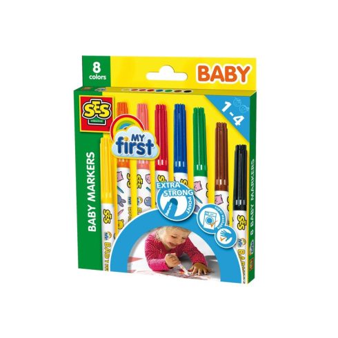 SES filctoll gömbölyû heggyel 8 darabos készlet