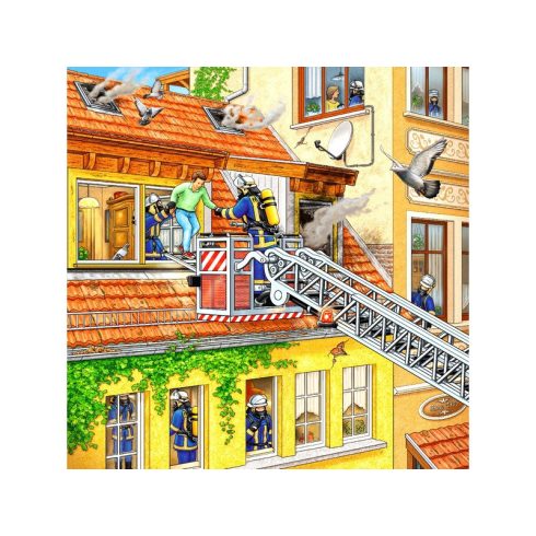 Ravensburger - Tűzoltók 3x49 darabos puzzle