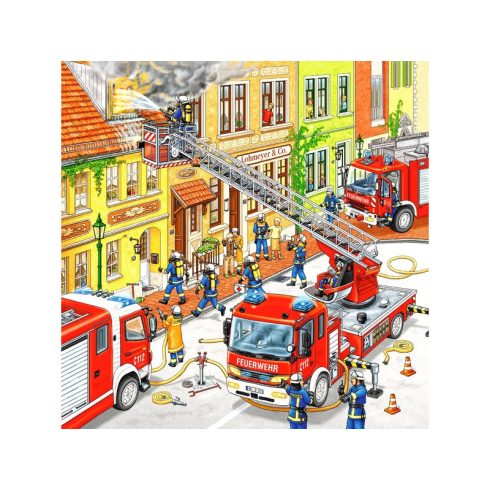 Ravensburger - Tűzoltók 3x49 darabos puzzle