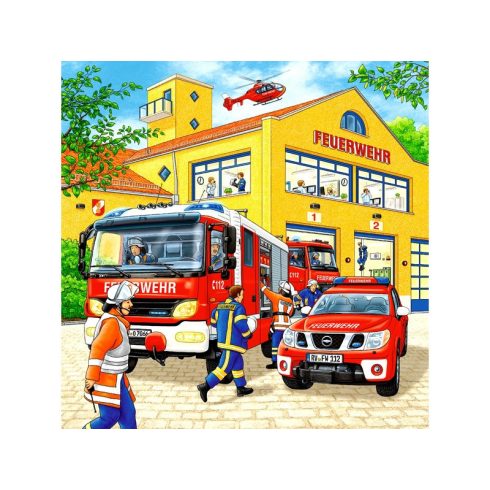 Ravensburger - Tűzoltók 3x49 darabos puzzle