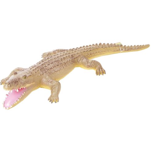 Mûanyag krokodil - 65 cm, többféle