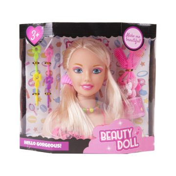 Lily fésülhetõ babafej - 20 cm