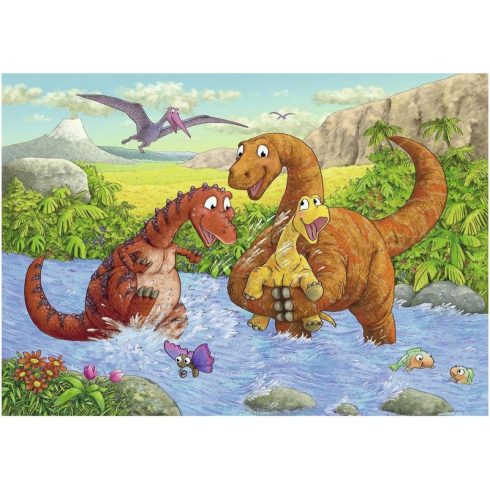 Ravensburger Puzzle 2x24 db - Dínók világa