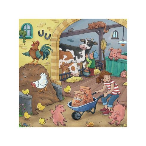 Ravensburger - Puzzle 3x49 db - Élet a farmon