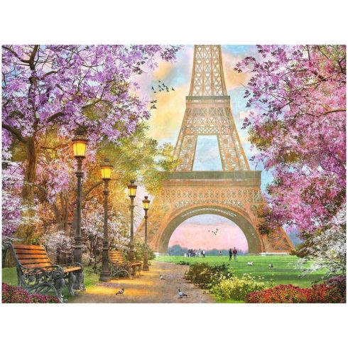 Ravensburger: Puzzle 1 500 db - Séta Párizsban