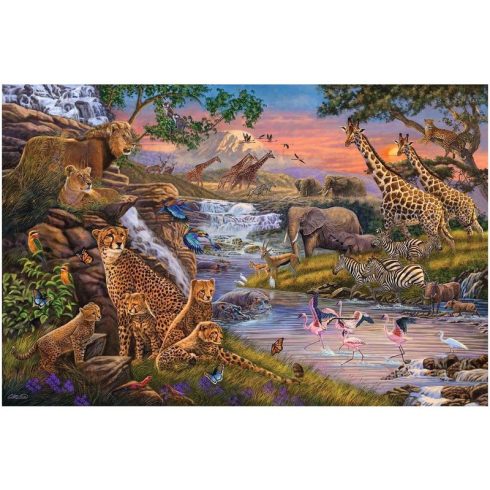 Ravensburger: Puzzle 3 000 db - Állati Királyság