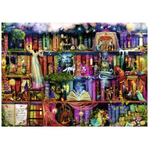 Ravensburger Puzzle 1 000 db Tündérek könvyespolca