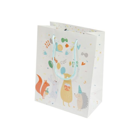 Papírtasak gyerekmintás vegyes ""M"" 18x23cm