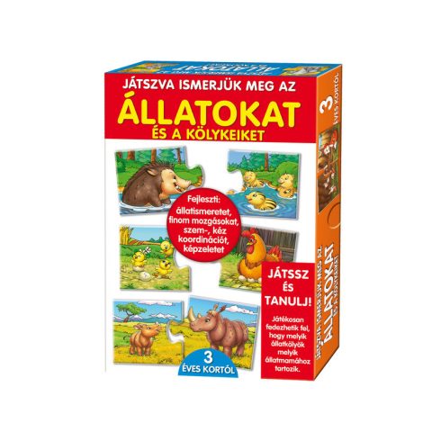 Játszva ismerjük meg oktató puzzle - többféle
