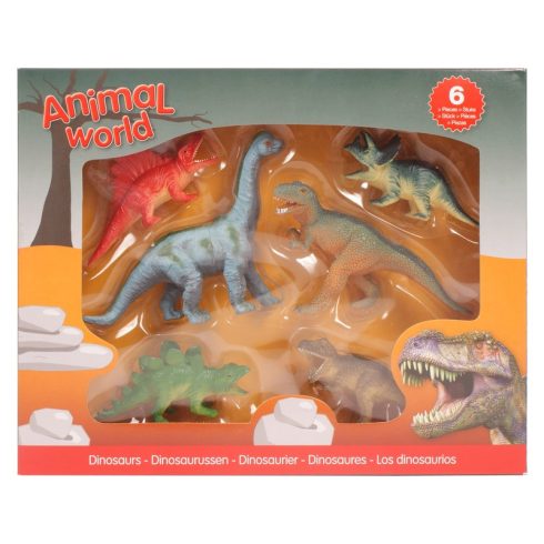Dinoszaurusz figura 6 darabos készlet