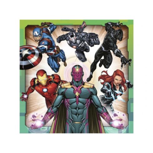 Ravensburger: Puzzle 3x49 db - Marvel hõsök