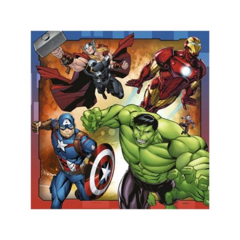 Ravensburger: Puzzle 3x49 db - Marvel hõsök