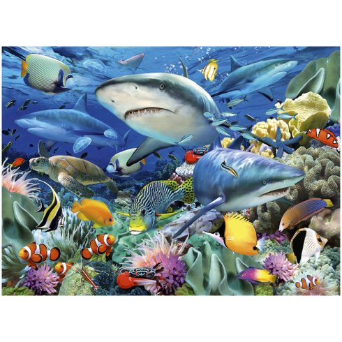 Ravensburger Puzzle 100 db - Cápaöböl