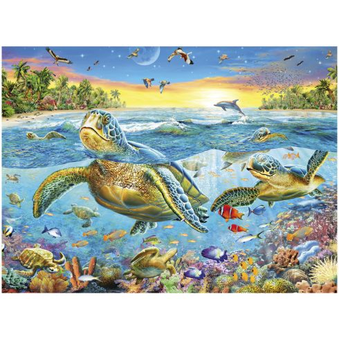 Ravensburger: Puzzle 100 db - Teknõsök találkozója