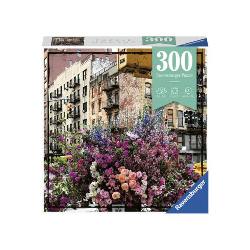 Ravensburger: Puzzle 300 db - Virágok New Yorkban
